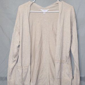 new beige cardigan